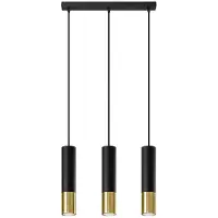 Livolo Lampe suspendue | Noir avec un luxe extérieur doré LED | Voir ici!