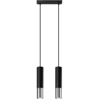 Livolo Lampe suspendue | Noir avec argent à l'extérieur de luxe LED | Voir ici!