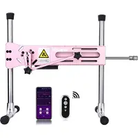 Hismith Premium Pro 1 Premium Sex Machine 2.0 Smart App avec gode et télécommande Rose