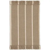 Ferm Living Tapis Calm Kilim Dark Sand
