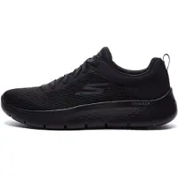 SKECHERS Femme Go Walk Flex Basket, Noir Dark, 43 EU