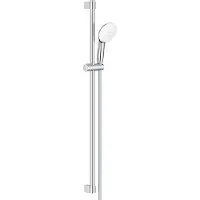 GROHE Tempesta 110 Ensemble barre de douche - 90cm - douchette à main ronde - 1 jet - flexible de douche lisse - chrome 27925003