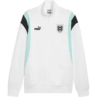 Puma Hommes, Veste de running, ÖFB FtblArchive Track Jacket (XL), Blanc, XL