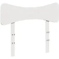 vidaXL Tête de lit blanc 75 cm pin massif