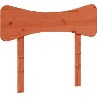 vidaXL Tête de lit brun cireux 75 cm pin massif
