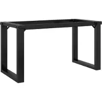 vidaXL Pieds de table basse O-Cadres 80x40x43 cm Acier