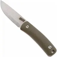 Knafs Co. Lulu -00231 Stonewashed CPM MagnaCut, Green Canvas Micarta, couteau fixe