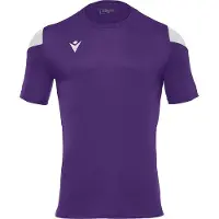 MACRON Polis Short Sleeve T-shirt Violet XL