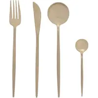 Secret De Gourmet Lot de couverts 24 pièces - Ida Orange