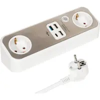 Allteq Prise 3x USB A + 1x USB C