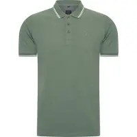 Mario Russo Polo Shirt Edward - Polo Shirt homme - Chemises polo homme - Coton - Duck Green