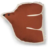 Ferm Living Coussin Oiseau Swif Red