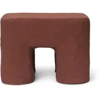 Ferm Living Podo Tabouret Red Brown