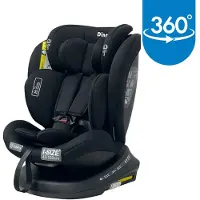 Ding Siège Auto Isofix Rotatif à 360 Degrés Aiden (Reboarder, Siège pour enfant, Norme ECE R129/i-Size)