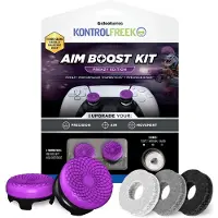SteelSeries KontrolFreek Frenzy AimBoost Appui-pouces + Anneaux de Précision Mauve/Noir PS5/PS4