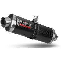 MIVV Silencieux Échappement Oval Carbone Pour Moto Suzuki 600 Gsx-R 1997 À 2000