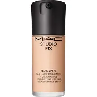 MAC Studio Fix Fluid SPF 15 24HR Matte Foundation + Oil Control fond de teint matifiant SPF 15 teinte N4.5 30 ml
