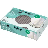 Bolsius Bougies effilées 240/23 mm taupe 100 pcs