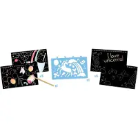 Floss & Rock Scratch & Play Scratch & Play Fantasy Activity Book, 3 ans et plus,