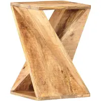 vidaXL Table d'appoint 35x35x55 cm Bois de manguier massif