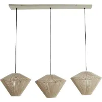 Light & Living - suspension - Felida - beige - métal - grande lampe de table à manger - E27 - 2980743