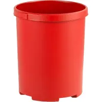 HAN Corbeille à papier MOBIL XXL, 50 litres, PP, rond, rouge