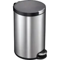 EKO - Artistic Pedal bin 20 litres - Acier inoxydable Plastique - Acier inoxydable mat
