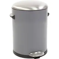 EKO Poubelle à Pédale EKO Belle Deluxe Step Bin 5L Grey