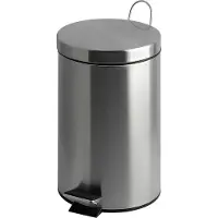 EKO Poubelle à pédale 20 litres - inox