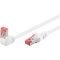 Goobay S/FTP Câble Cat 6 coudé -