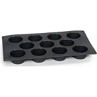 Patisse Set de moules à cupcakes avec picots décoratifs, Moule à gâteau, Noir