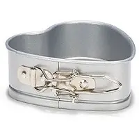 Patisse moule coeur 12 demontable silver top*3690