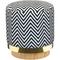 Red Edition Tabouret Fabric Zebra