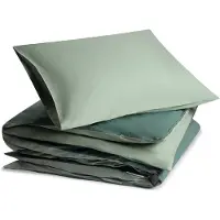 Yumeko - Parure de lit - Percale De Coton - 140x220 - Vert