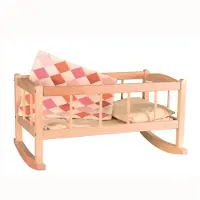 Egmont toys Berceau en bois avec couverture 50x30x27 cm