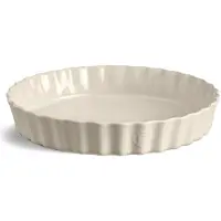 Emile Henry Taartvorm gekarteld hoog Argile Ø32cm (10EH026032), Moule à gâteau, Beige