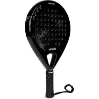 VirtuFit Raquette de padel Control Noir Gris 365 g Fibre de verre ronde