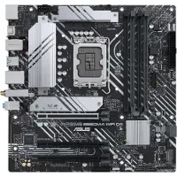 Asus PRIME B660M-A WIFI D4 - Carte mère - micro ATX - LGA1700 socket - chipset B660 - USB 3.2 Gen 1, USB 3.2 Gen 2, USB-C 3.2 Gen 1 - Gigabit LAN, Wi-Fi 6, Bluetooth - Graphique embarqué (CPU requis)
