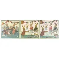 Egmont toys Ensemble de 2 puzzles magnétiques La famille des lapins,