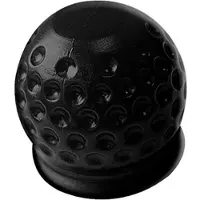 Pricenet Housse pour boule d'attelage Balle de golf noire sous blister