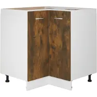 vidaXL Armoire de cuisine Lyon chêne fumé 75,5x75,5x81,5 cm Bois composite