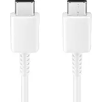 Samsung Câble 2-en-1 USB-A vers USB-C/micro USB 1,5 m Matière Synthétique Blanc