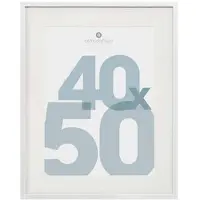 Atmosphera Cadre photo Manu blanc - 40 x 50 cm