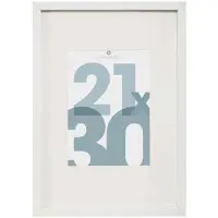 Atmosphera Cadre photo en Bois Blanc pour Photo 21 x 30 cm