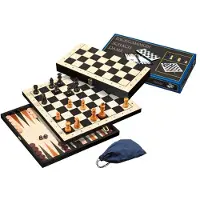 Philos Jeu d'échecs-backgammon-dame