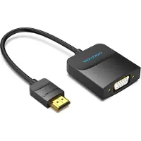 Vention Câble convertisseur HDMI vers VGA 0.15M, Adaptateur vidéo, Noir