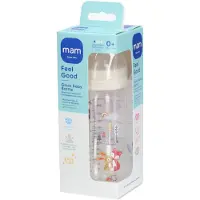 Mam Feel Good Biberon en verre mat unisexe 2 mois+ 260 ml Bouteilles