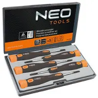 Neo Tools Tournevis de précision, set de 5 pièces, SvCm