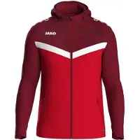Jako Veste de sport rouge clair / rouge foncé / blanc