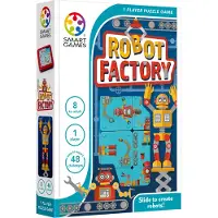 SmartGames Usine de Robots – Jeu de logique glissant avec 48 défis